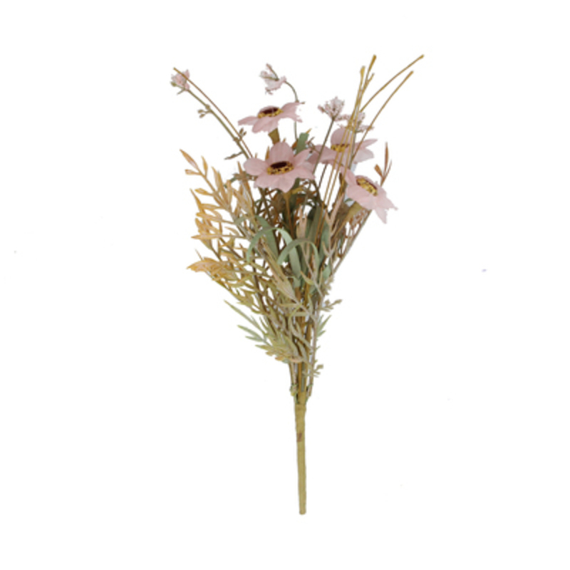 Antique Pink Faux Wild Flower Miniature Spray. The Perfect Addition To Your Home. By Gisela Graham.